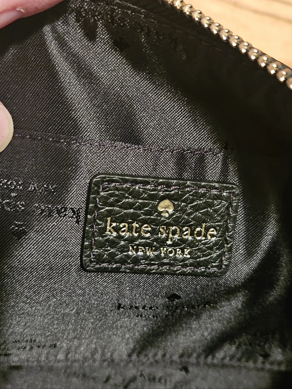 Kate Spade Black Pebbled Leather Crossbody Bag - Picture 6 of 13
